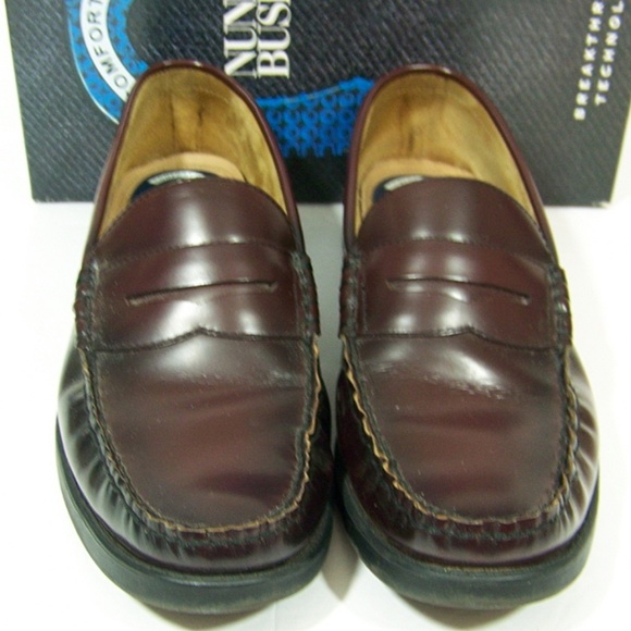 Nunn Bush Shoes Comfort Gel Burgundy Leather Loafers 9m Poshmark